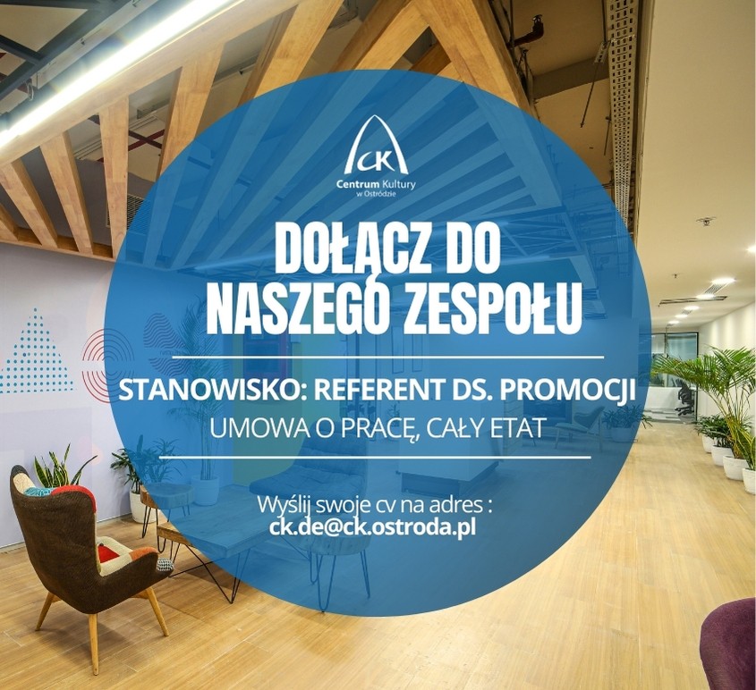 Oferta Pracy – Stanowisko referent ds. promocji